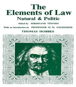Elements of Law, Natural and Political - 9781138968578 by Thomas Hobbes, 9781138968578