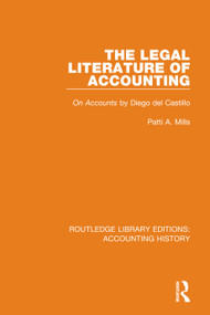The Legal Literature of Accounting (On Accounts by Diego del Castillo) - 9780367534899 by Patti A. Mills, 9780367534899