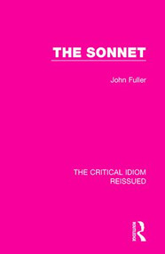 The Sonnet - 9781138283268 by John Fuller, 9781138283268