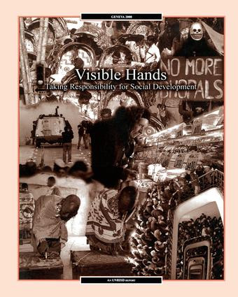 Visible Hands (Taking Responsibility for Social Development) by Unrisd, 9781853837999