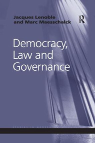 Democracy, Law and Governance - 9781138260719 by Jacques Lenoble, Marc Maesschalck, 9781138260719