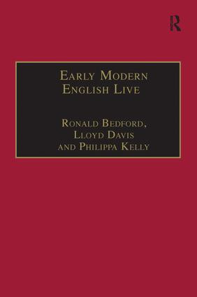 Early Modern English Lives (Autobiography and Self-Representation 1500-1660) - 9781138275881 by Ronald Bedford, Lloyd Davis, Philippa Kelly, 9781138275881