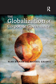 The Globalization of Corporate Governance - 9781138272750 by Alan Dignam, Michael Galanis, 9781138272750