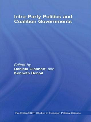 Intra-Party Politics and Coalition Governments - 9781138973237 by Daniela Giannetti, Kenneth Benoit, 9781138973237