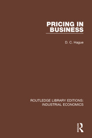 Pricing in Business - 9780815370451 by Douglas Hague, 9780815370451