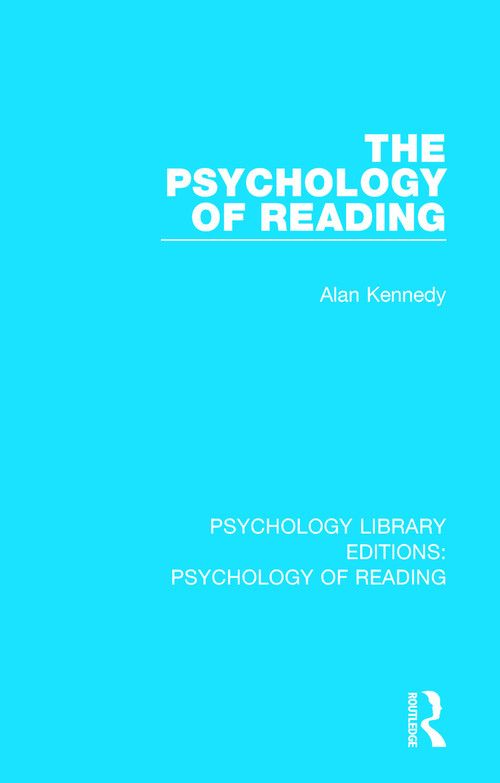 The Psychology of Reading - 9781138090620 by Alan Kennedy, 9781138090620