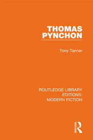 Thomas Pynchon - 9780367347994 by Tony Tanner, 9780367347994