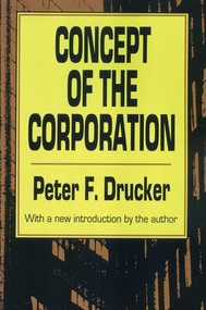 Concept of the Corporation - 9781560006251 by Peter Drucker, 9781560006251