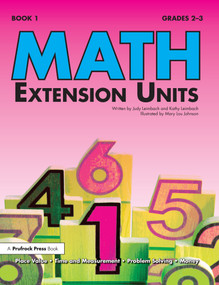 Math Extension Units (Book 1, Grades 2-3) by Judy Leimbach, 9781593630997