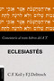 Comentario al texto hebreo del Antiguo Testamento - Eclesiastés (Spanish Edition) by Franz Julius Delitzsch, Carl Friedrich Keil, 9788419055798