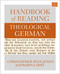Handbook of Reading Theological German by Christopher Ryan Jones, Katharina Hirt, 9780310119388