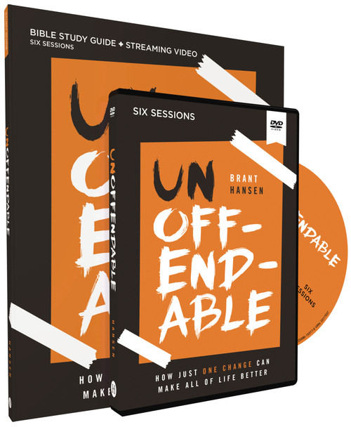 Unoffendable Study Guide with DVD (How Just One Change Can Make All of Life Better) by Brant Hansen, 9780310153184