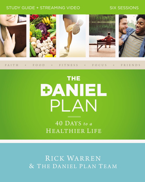 The Daniel Plan Study Guide plus Streaming Video (40 Days to a Healthier Life) by Rick Warren, Dr. Daniel Amen, Dr. Mark Hyman, 9780310158240