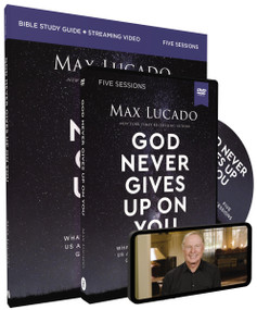 God Never Gives Up on You Study Guide with DVD (What Jacob's Story Teaches Us About Grace, Mercy, and God's Relentless Love) by Max Lucado, Andrea Lucado, 9780310163077