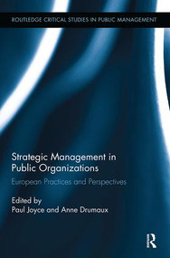 Strategic Management in Public Organizations (European Practices and Perspectives) - 9781138340107 by Paul Joyce, Anne Drumaux, 9781138340107
