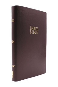 NIV, Gift and Award Bible, Leather-Look, Burgundy, Red Letter, Comfort Print by Zondervan, 9780310450368
