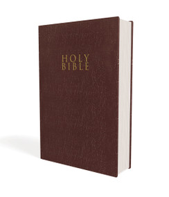 NIV, Gift and Award Bible, Leather-Look, Burgundy, Red Letter, Comfort Print by Zondervan, 9780310450368