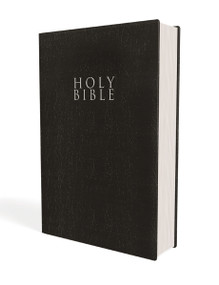 NIV, Gift and Award Bible, Leather-Look, Black, Red Letter, Comfort Print by Zondervan, 9780310450375