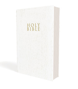 NIV, Gift and Award Bible, Leather-Look, White, Red Letter, Comfort Print by Zondervan, 9780310450382