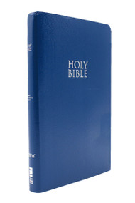 NIV, Gift and Award Bible, Leather-Look, Blue, Red Letter, Comfort Print by Zondervan, 9780310450399