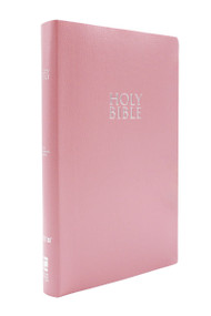 NIV, Gift and Award Bible, Leather-Look, Pink, Red Letter, Comfort Print by Zondervan, 9780310450429
