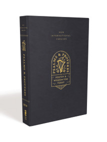 NIV, Psalms and Proverbs, Leathersoft over Board, Navy, Comfort Print (Poetry and Wisdom for Today) by Zondervan, 9780310453505