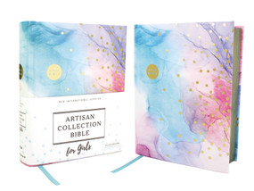 NIV, Artisan Collection Bible for Girls, Cloth over Board, Multi-color, Art Gilded Edges, Red Letter, Comfort Print by Zondervan, 9780310454250
