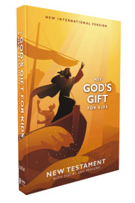 NIV, God's Gift for Kids New Testament with Psalms and Proverbs, Pocket-Sized, Paperback, Comfort Print by Zondervan, 9780310454892