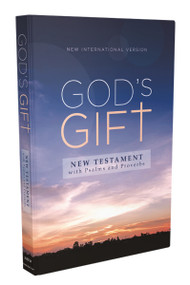 NIV, God's Gift New Testament with Psalms and Proverbs, Pocket-Sized, Paperback, Comfort Print by Zondervan, 9780310454915