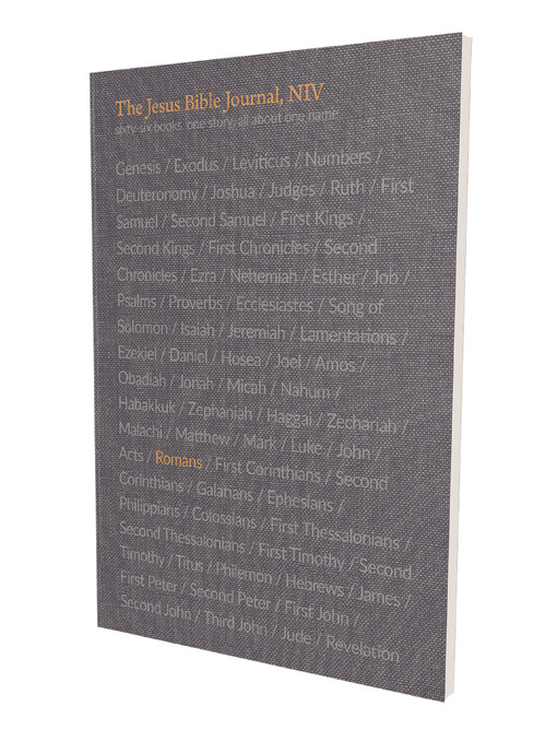 The Jesus Bible Journal, Romans, NIV, Paperback, Comfort Print by Passion Publishing, Louie Giglio, Zondervan, 9780310456162