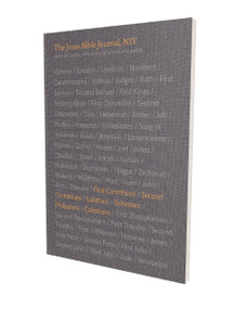 The Jesus Bible Journal, 1 Corinthians - Colossians, NIV, Paperback, Comfort Print by Passion Publishing, Louie Giglio, Zondervan, 9780310456322
