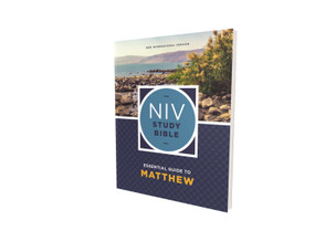 NIV Study Bible Essential Guide to Matthew, Paperback, Red Letter, Comfort Print by Kenneth L. Barker, Mark L. Strauss, Jeannine K. Brown, Craig L. Blomberg, Michael Williams, Zondervan, 9780310460435