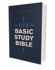 NIV, Basic Study Bible, Economy Edition, Paperback, Blue, Red Letter by Zondervan, 9780310461043