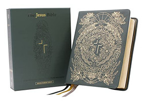 The Jesus Bible Artist Edition, ESV, Genuine Leather, Calfskin, Green, Limited Edition by  Passion Publishing,  Zondervan, 9780310461807