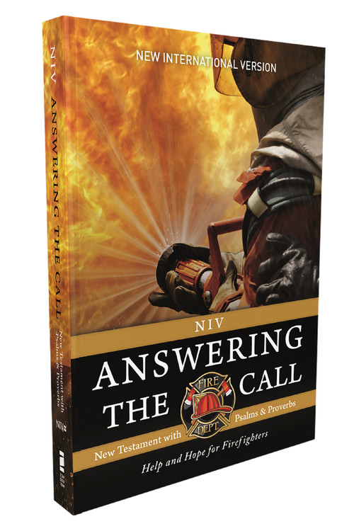 NIV, Answering the Call New Testament with Psalms and Proverbs, Pocket-Sized, Paperback, Comfort Print (Help and Hope for Firefighters) by Zondervan, 9780310464167