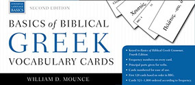 Basics of Biblical Greek Vocabulary Cards (Second Edition) by William D. Mounce, 9780310598763