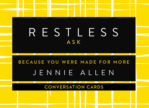 Restless Conversation Card Deck (Because You Were Made for More) by Jennie Allen, 9780849922824