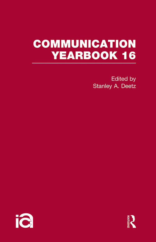 Communication Yearbook 16 - 9781032243153 by Stanley Deetz, 9781032243153