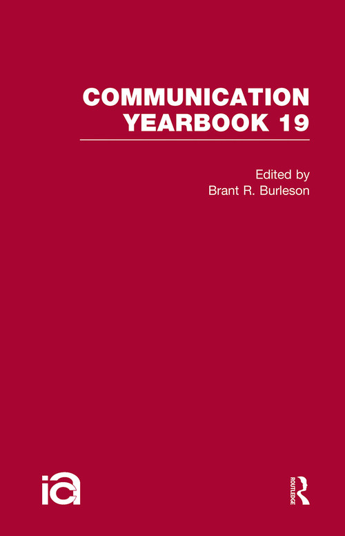 Communication Yearbook 19 by Brant R. Burleson, 9781032243269