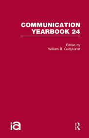 Communication Yearbook 24 - 9781032243207 by William Gudykunst, 9781032243207