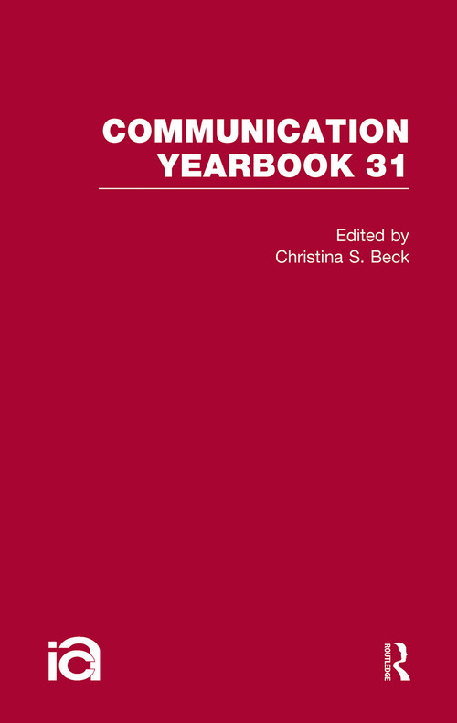 Communication Yearbook 31 by Christina Beck, 9781032243498