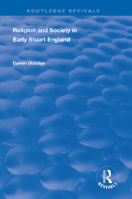 Religion and Society in Early Stuart England - 9781138323766 by Darren Oldridge, 9781138323766