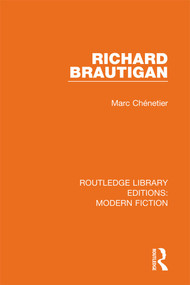 Richard Brautigan - 9780367347352 by Marc Chénetier, 9780367347352