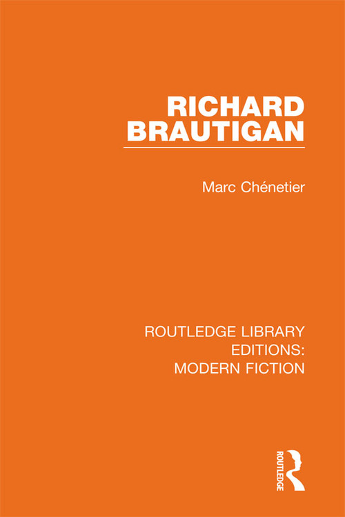 Richard Brautigan - 9780367347352 by Marc Chénetier, 9780367347352