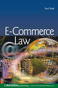 E-Commerce Law by Paul Todd, 9781859419427