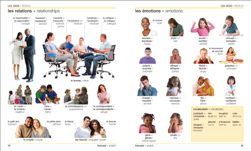 French - English Bilingual Visual Dictionary by DK, 9780744092790