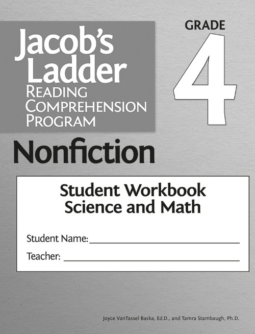 Jacob's Ladder Reading Comprehension Program (Nonfiction Grade 4, Student Workbooks, Science and Math (Set of 5)) by Joyce VanTassel-Baska, Tamra Stambaugh, 9781618219619