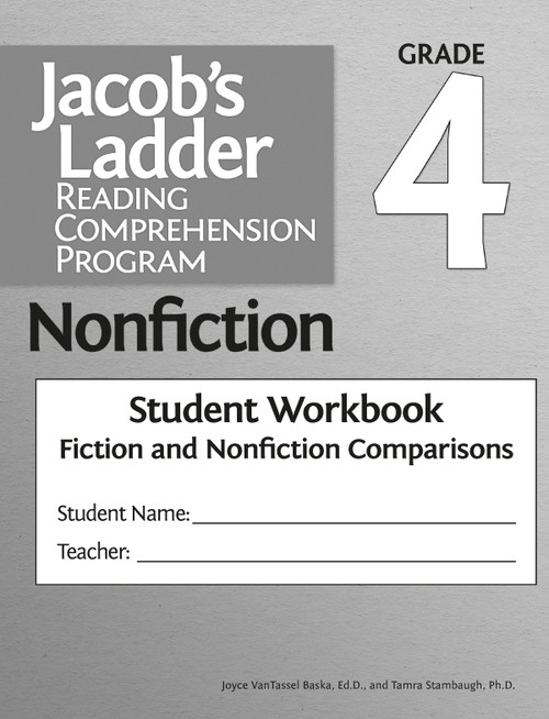 Jacob's Ladder Reading Comprehension Program (Nonfiction Grade 4, Student Workbooks, Fiction and Nonfiction Comparisons (Set of 5)) by Joyce VanTassel-Baska, Tamra Stambaugh, 9781618219633