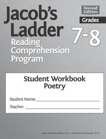 Jacob's Ladder Reading Comprehension Program (Grades 7-8, Student Workbooks, Poetry (Set of 5)) by Joyce VanTassel-Baska, Tamra Stambaugh, 9781618219442