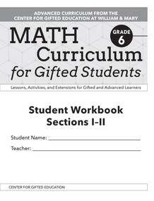 Math Curriculum for Gifted Students - 9781646320301 by Clg Of William And Mary/Ctr Gift Ed, James M. Moroney, 9781646320301